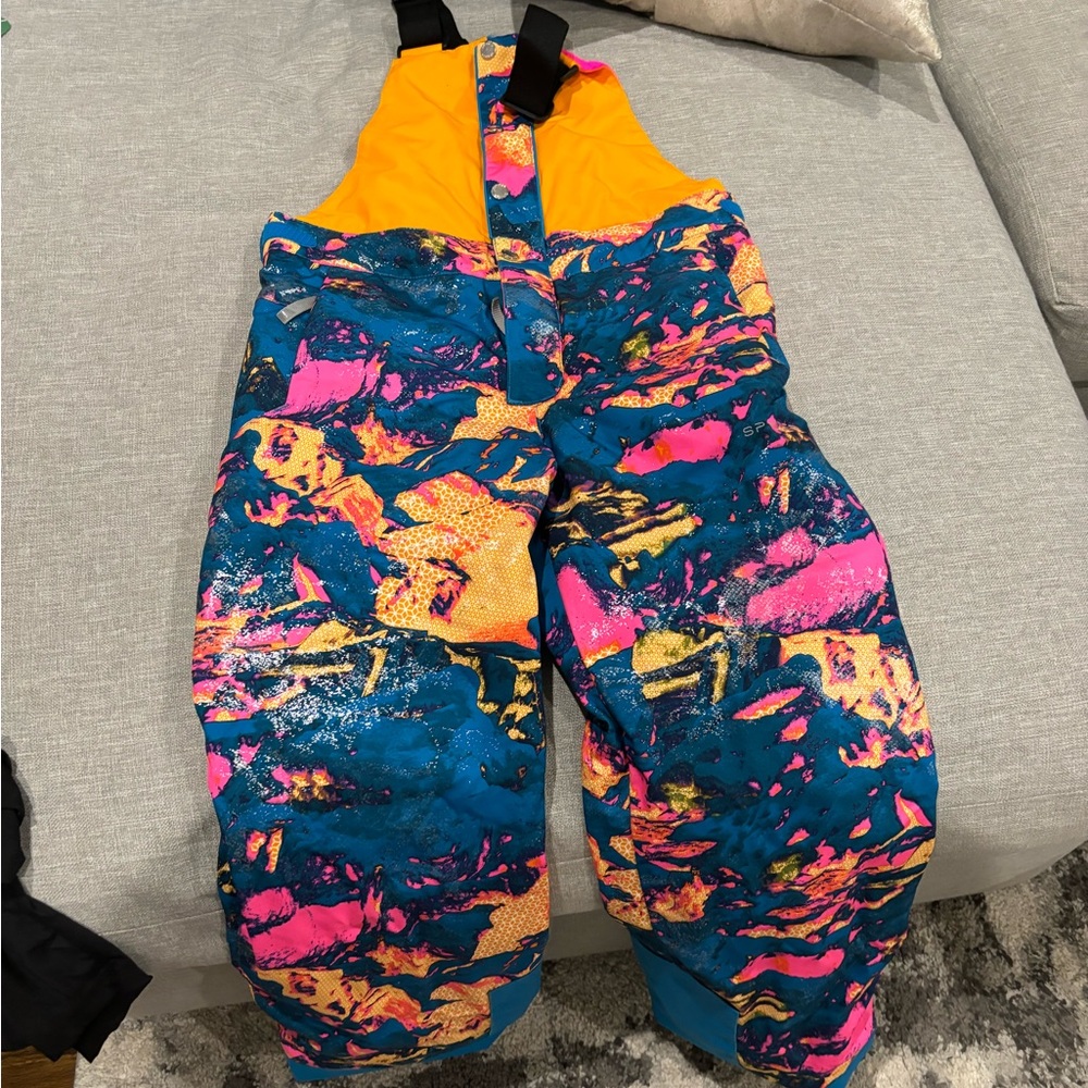 Girls 14 Spyder Ski Bibs